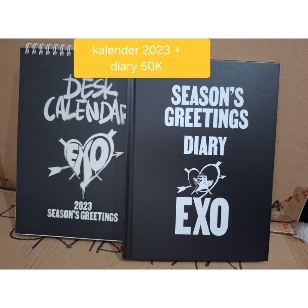 Desk Calendar & diary EXO 2023
