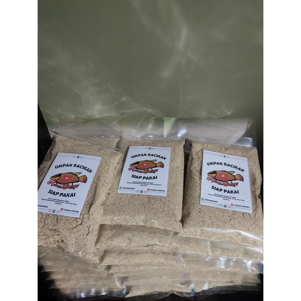 umpan ikan nila mas dan bawal