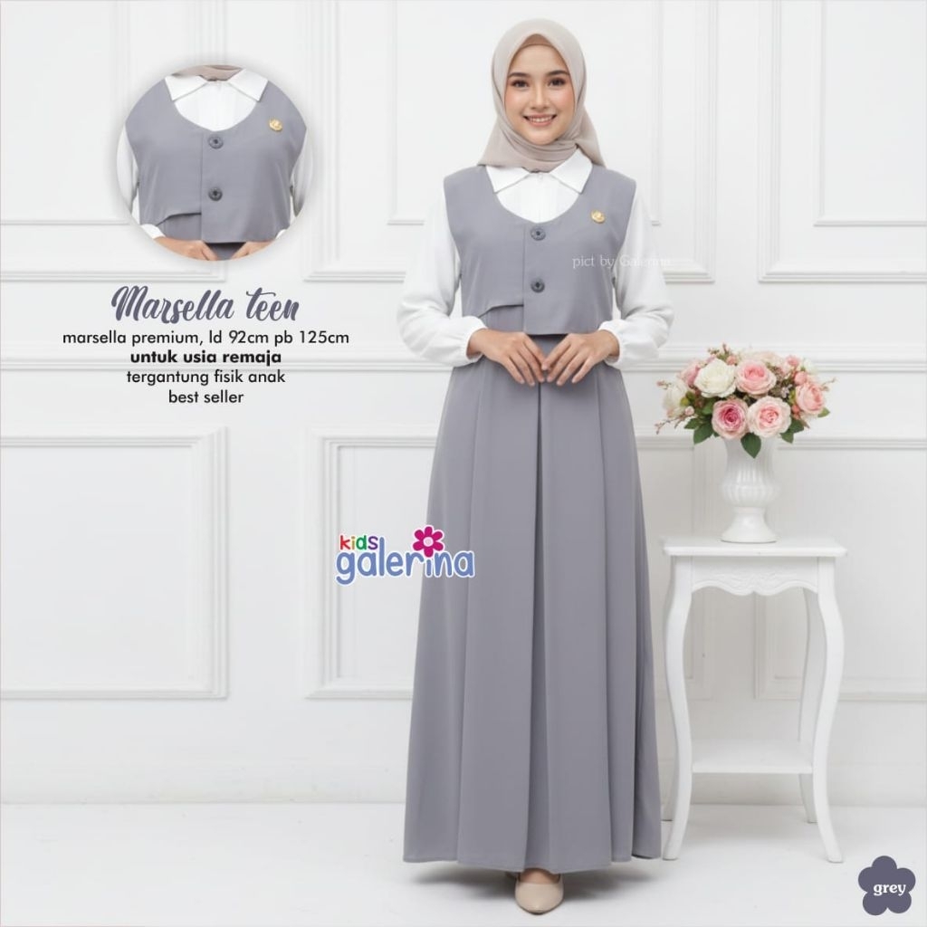 DRESS MAXY TEEN MARSELLA DRESS TEEN#1#2  BY.GALERINA