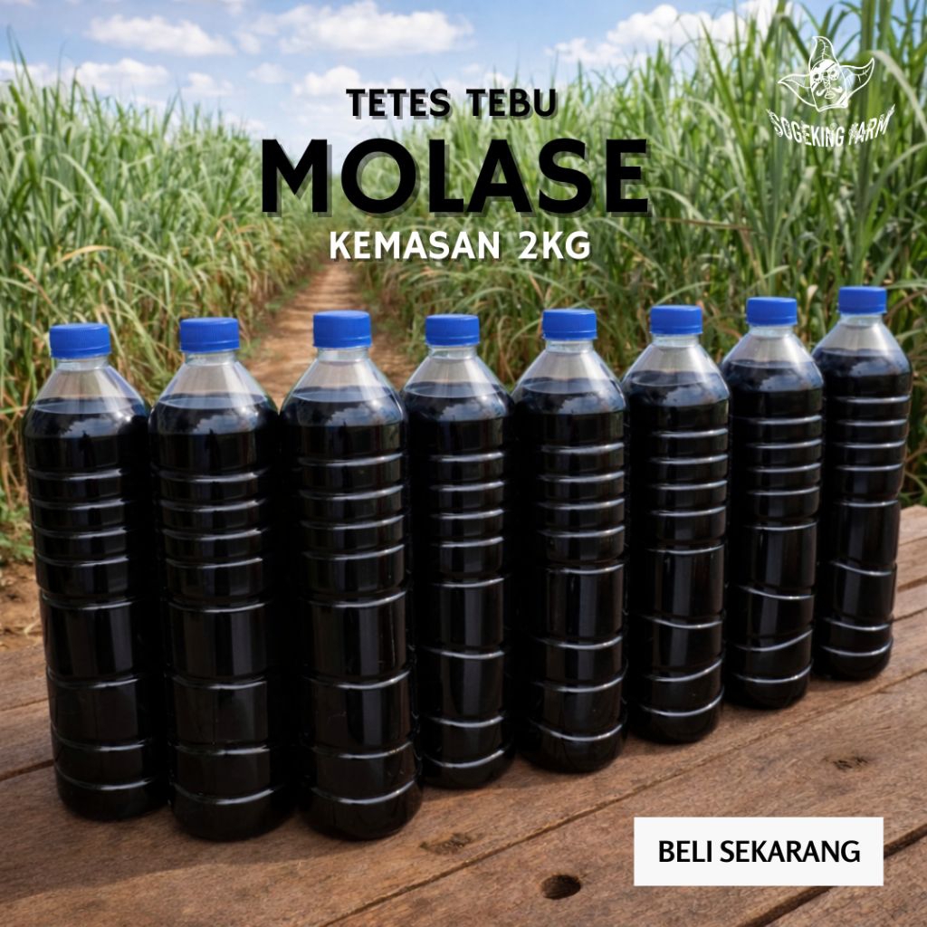 Molase Tetes Tebu Murni Super Kental 2kg