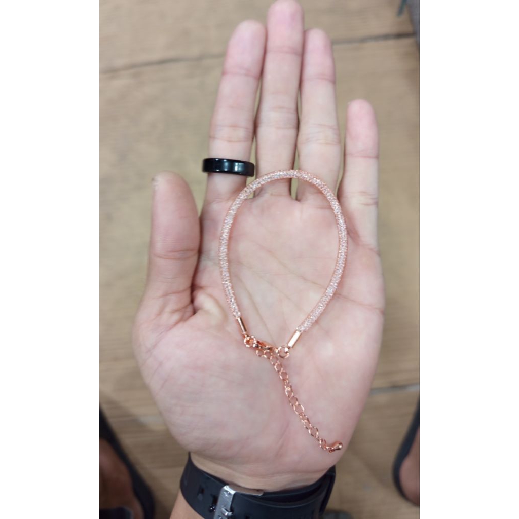 Gelang Kawat Pandora Glitter Kristal Xuping