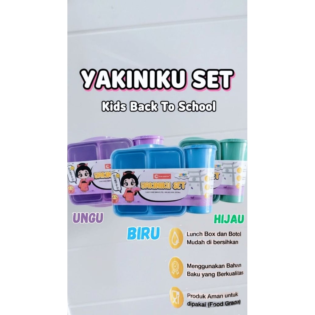 Tempat Makan Bekal Anak Dewasa Yakiniku Set