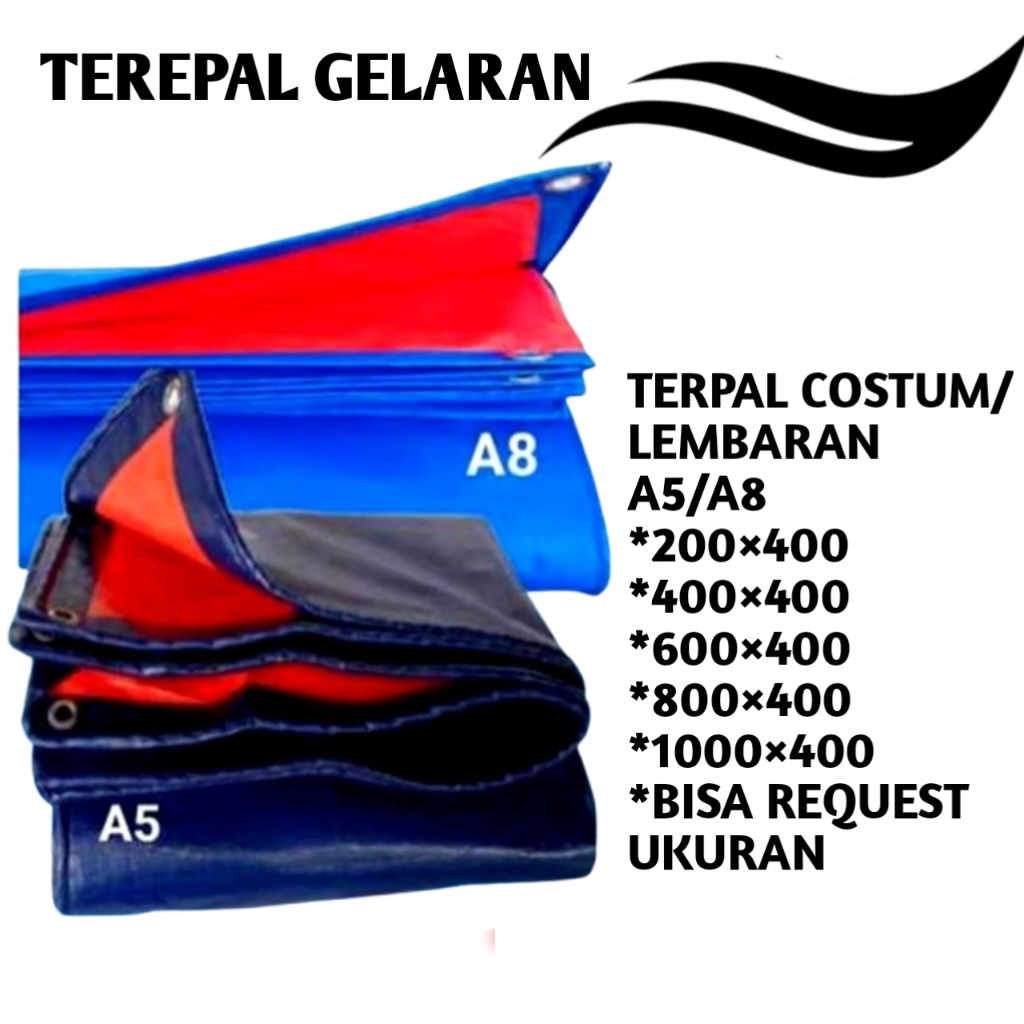 Terpal Lembaran Gelaran Jemuran Padi Atap Tenda DLL