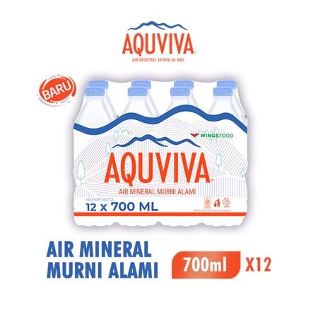 AQUVIVA Air Mineral BPOM 700 ml 1 karton isi 12pcs