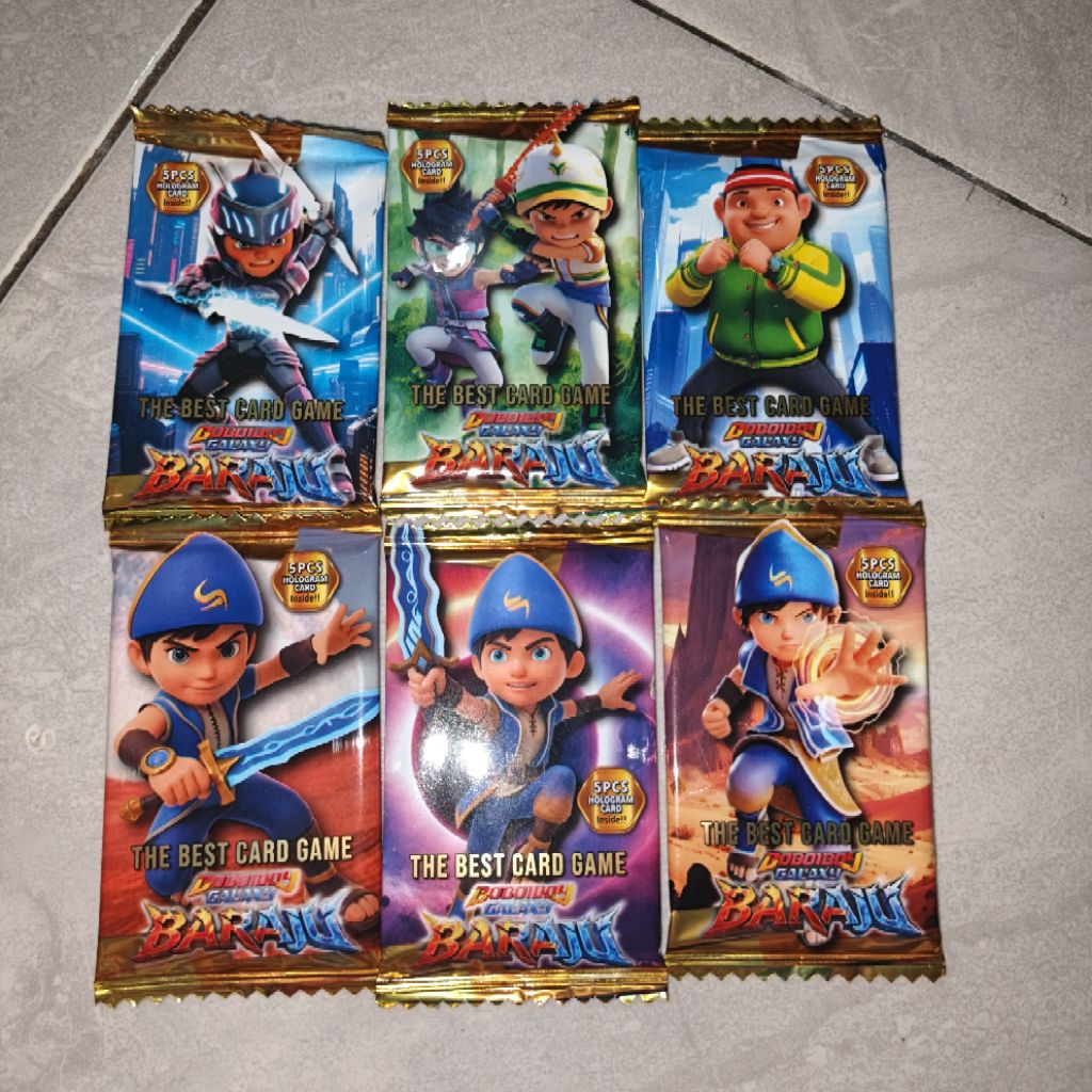 Mainan Kartu Boboiboy The Best Card Game Galaxy Baraju DG