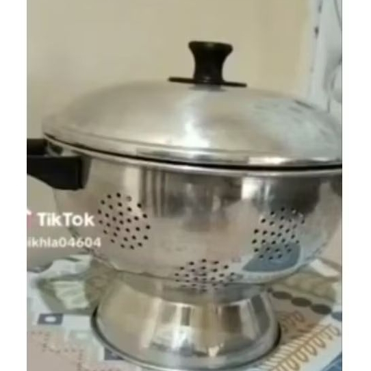 SANGKU NASI/ BAKUL NASI GLOBAL EAGLE / SANGKU 22CM / SANGKU STAINLESS ALUMINIUM