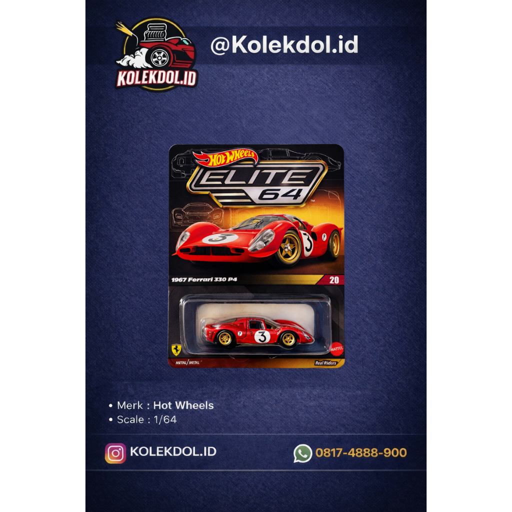 Hot Wheels Elite 64 - 1967 Ferrari 330 P4