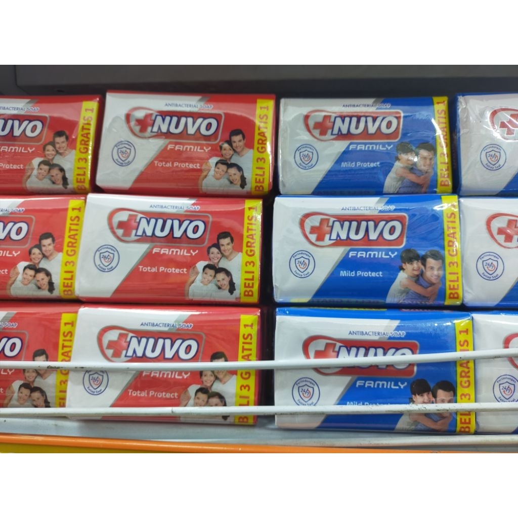 Sabun NUVO Batang 100gr Banded (1 Banded Isi 4Pcs)