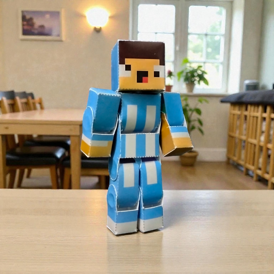 Papercraft Minecraft Karakter Mipan dan Zuzuzu