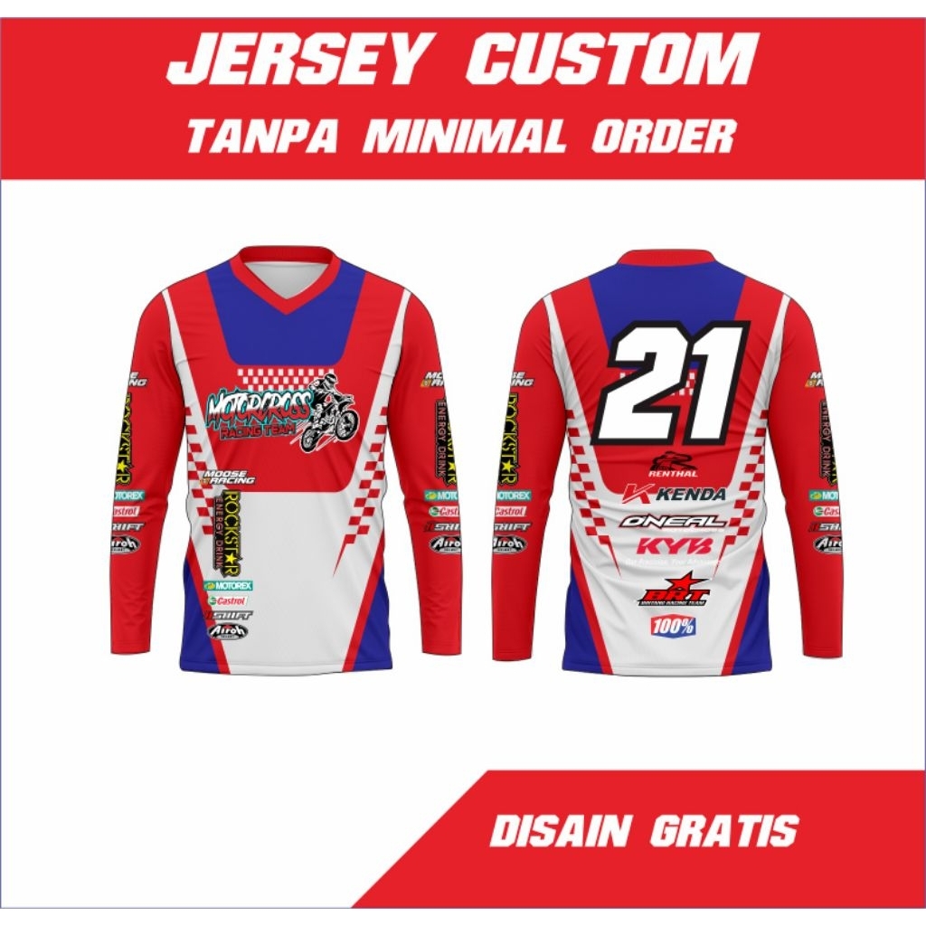 Jersey motocross Jersey trail custom