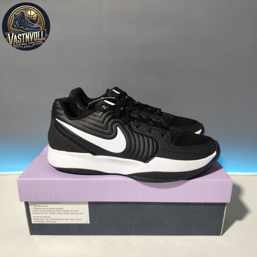 Sepatu Basket Nike Ja Morant 2 Black White Original 100%