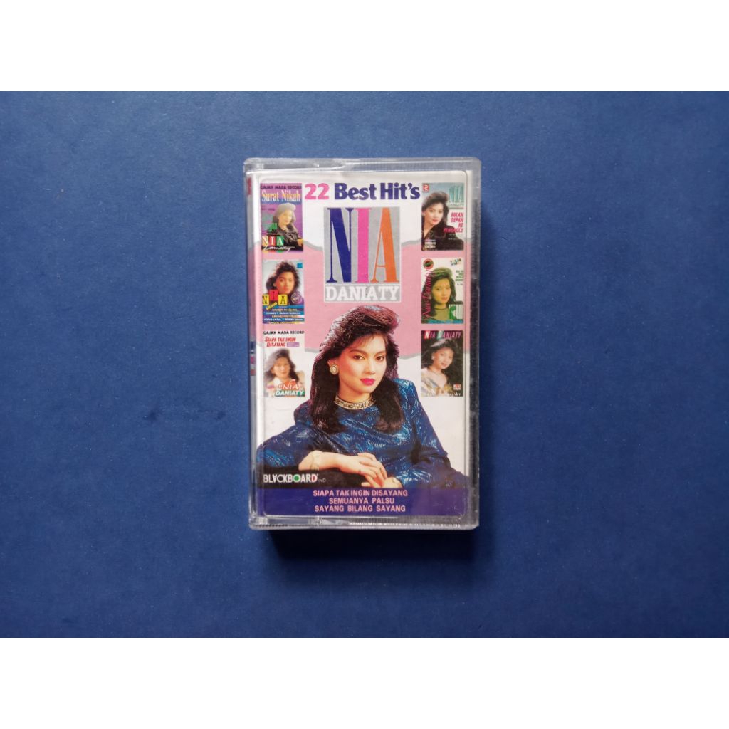 Kaset Pita 22 The Best Hits Nia Daniaty Prod BLACKBOARD Ind