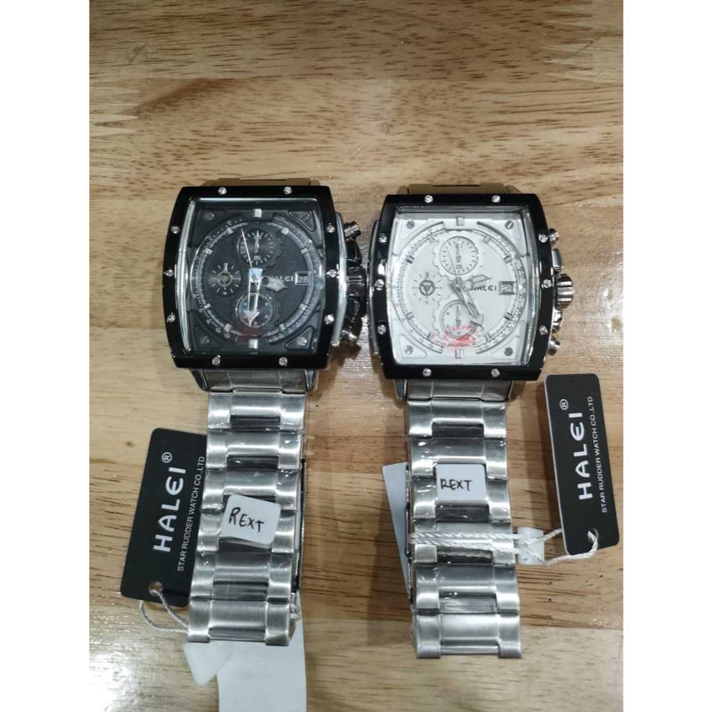Jam Tangan Pria HALEI PETAK Original Krono Aktif