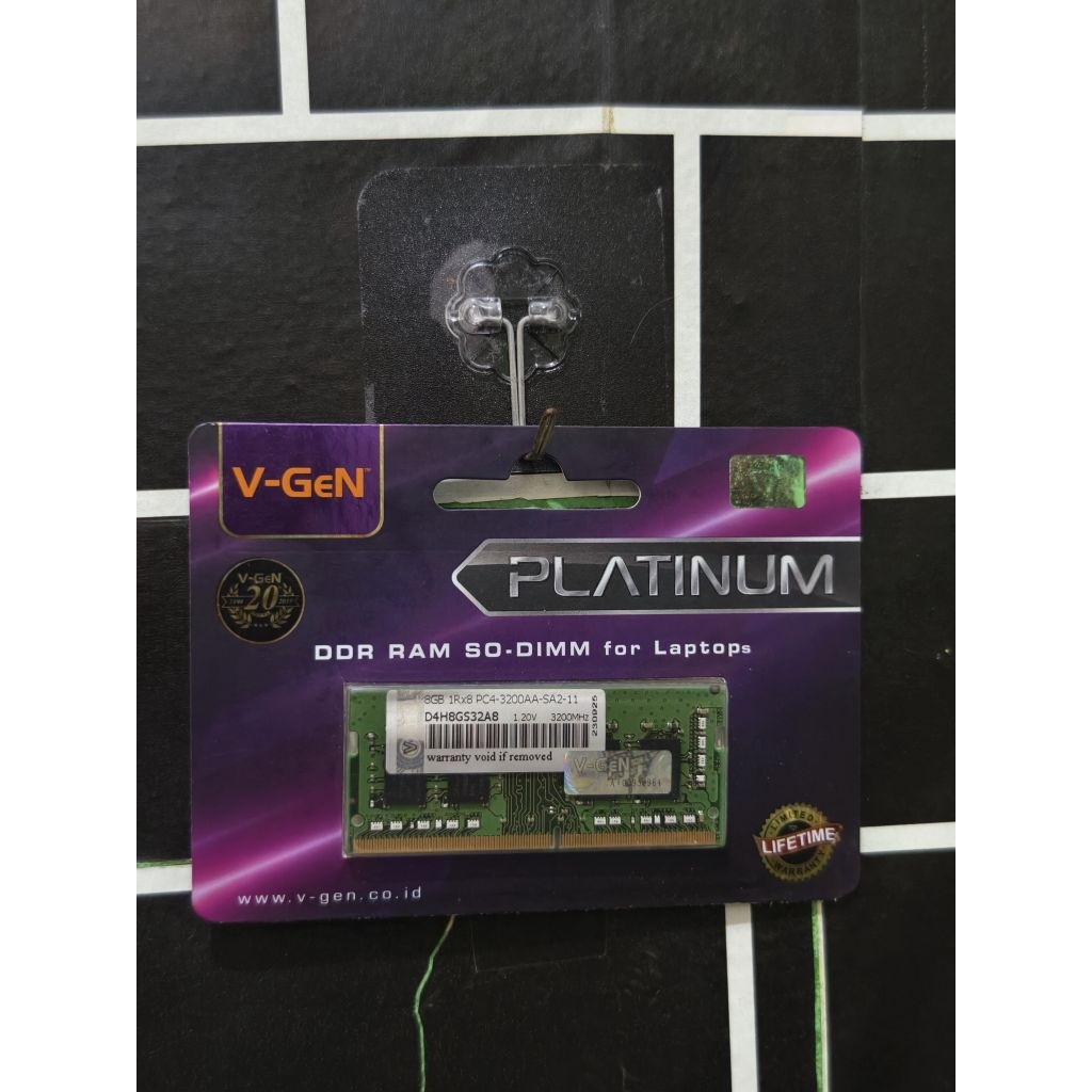 RAM V-GEN DDR4 3200MHZ 8GB