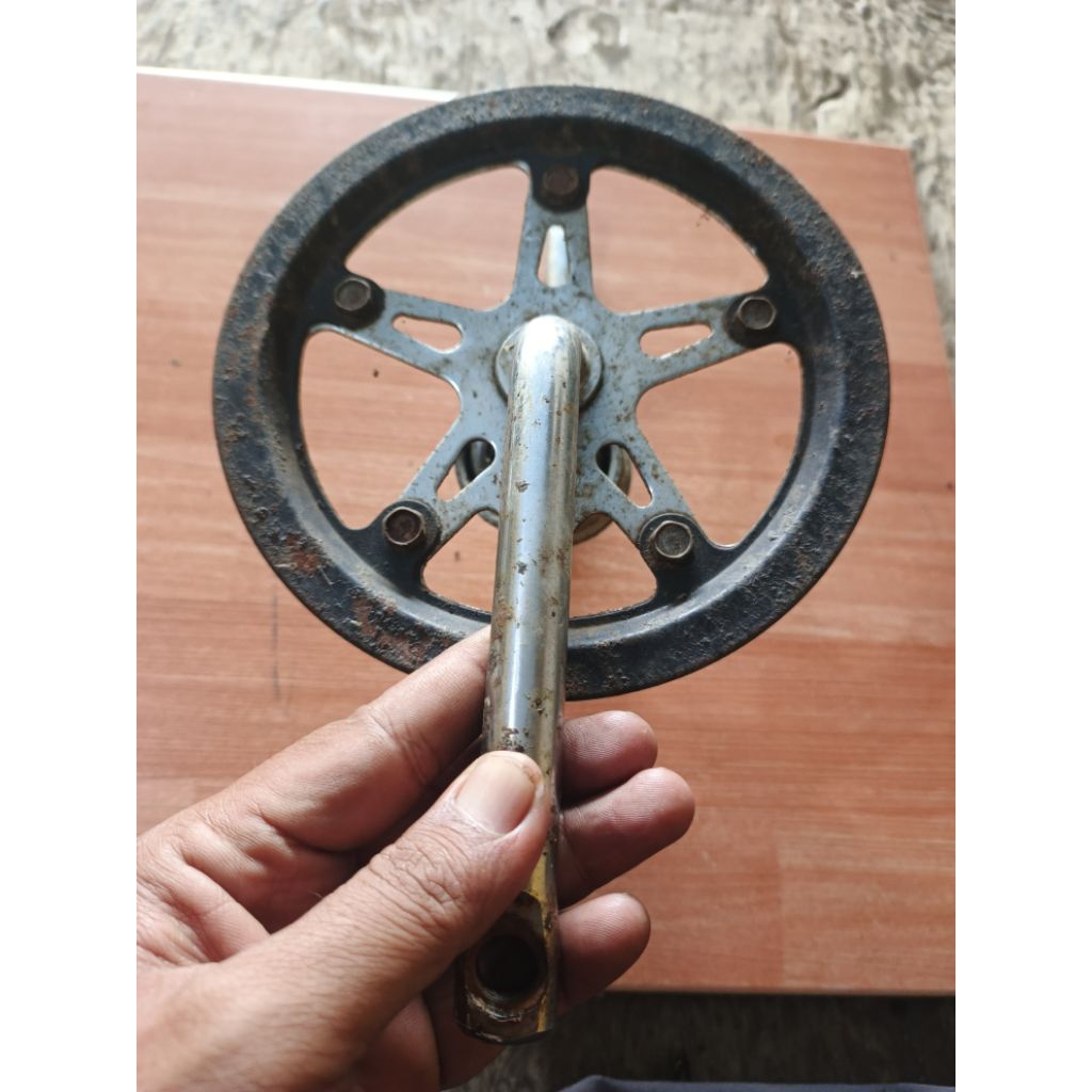 crankset sepeda bmx second layak pakai