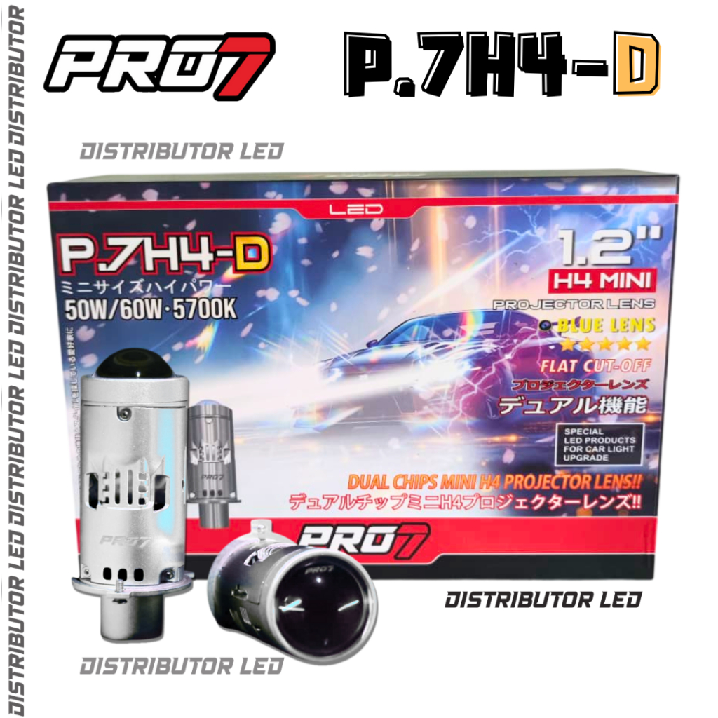 MINI PROJECTOR BILED PRO 7 PRO7 P.7H4-D P7H4D PNP H4 50/60W