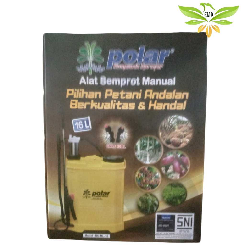 Tangki Semprot Sprayer Manual Polar 16 Liter Setara MTB atau SL 15 SWAN