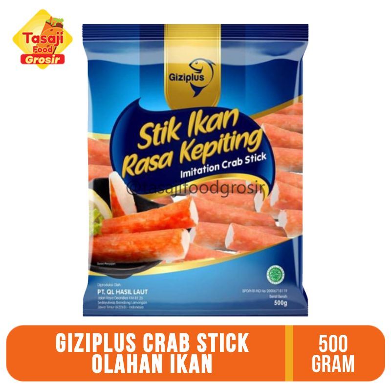 Giziplus Crab Stick 500 Gram Olahan Ikan - Grosir
