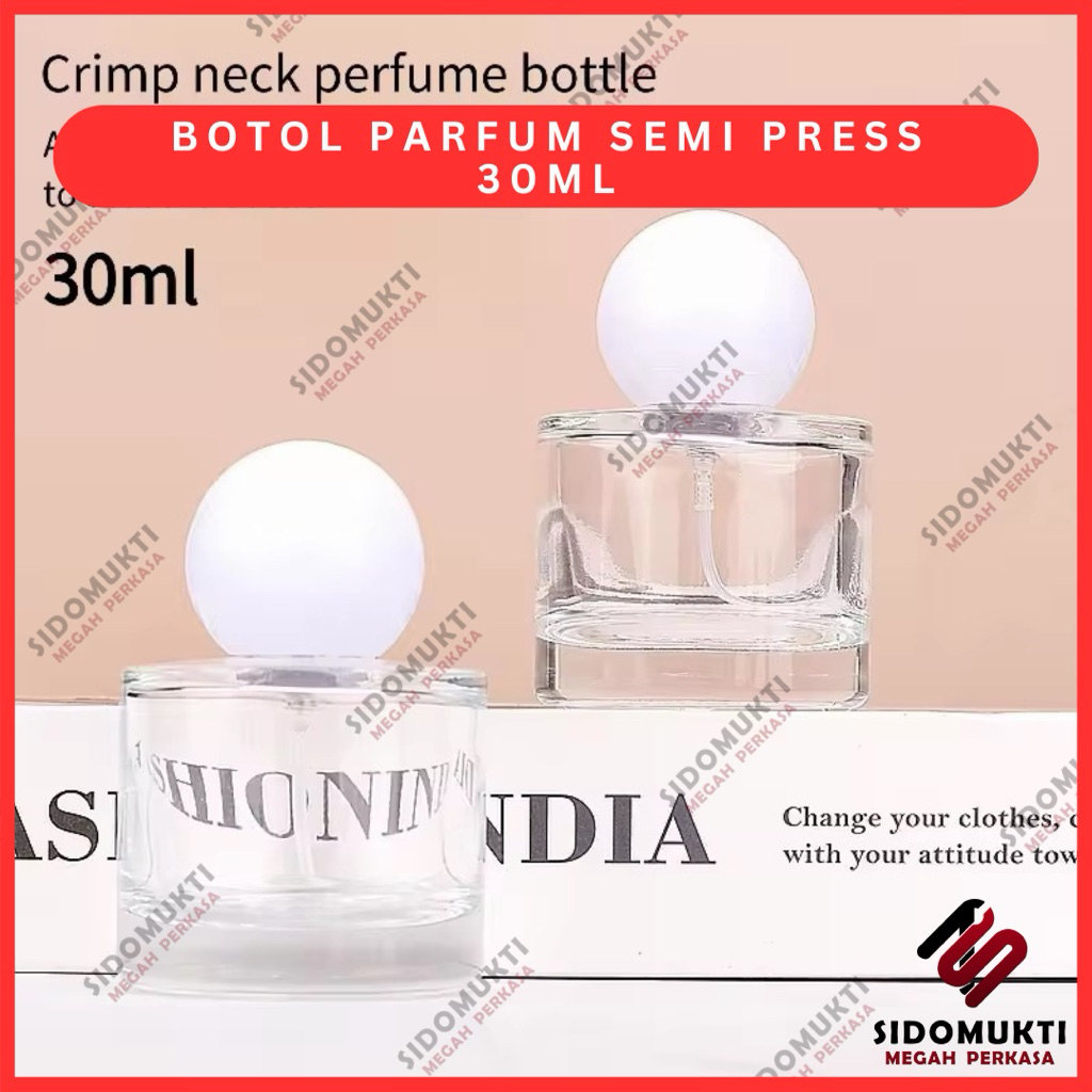 Botol Parfum Botol Kosong Parfum botol Kaca Kosong parfum 30ml Semi Press