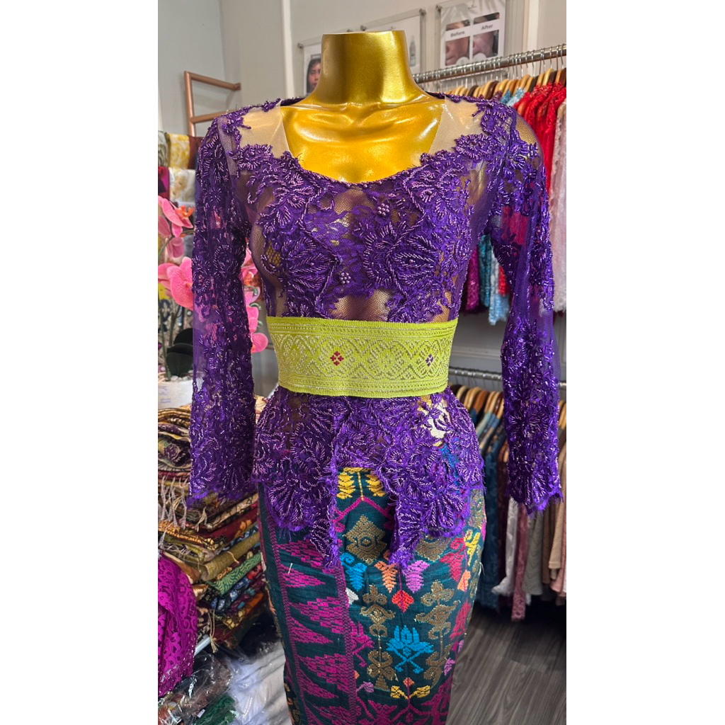 Kebaya full payet | Kebaya Modifikasi | Kebaya Bali | Kebaya Payet | Kebaya Semifrancis | Kebaya Bal