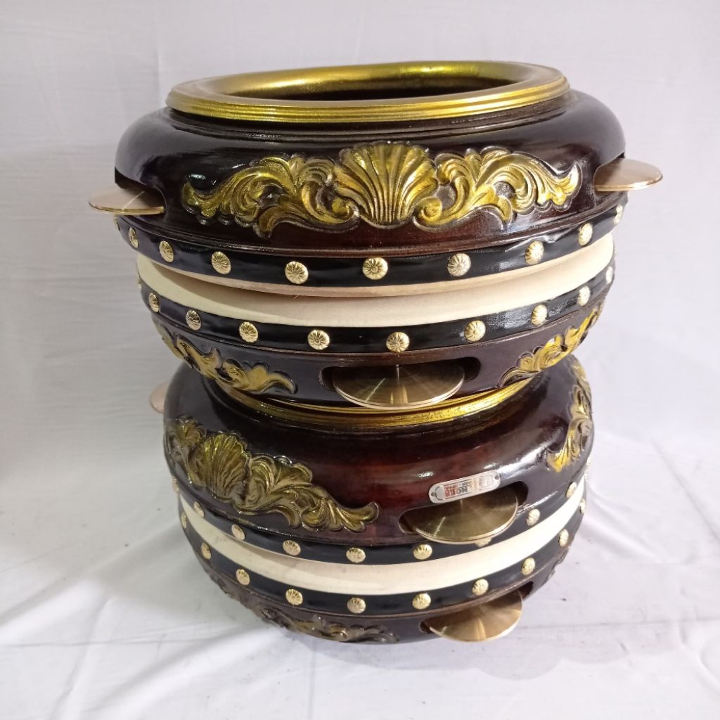 Hadroh Ukir Jepara Isi 4pcs Bonus Tas