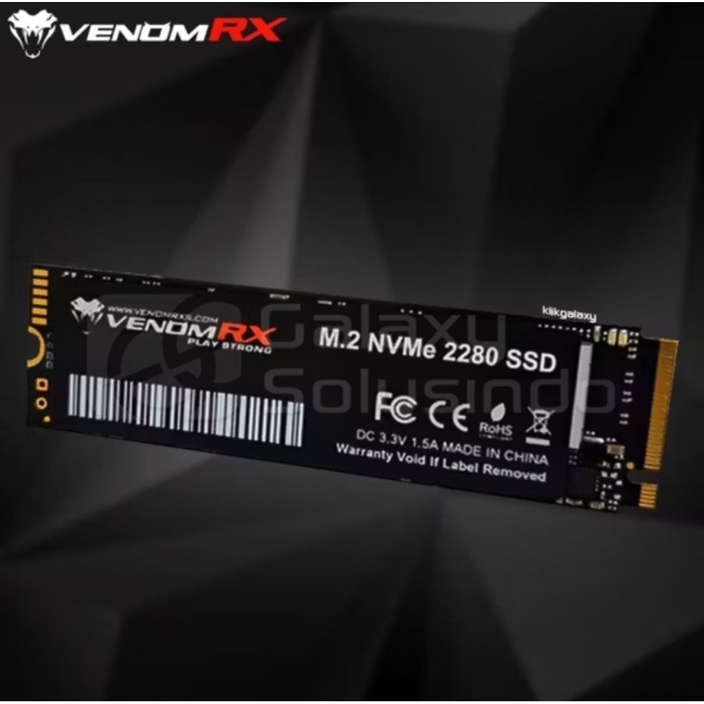 SSD venomrx 512gb nvme gen 3