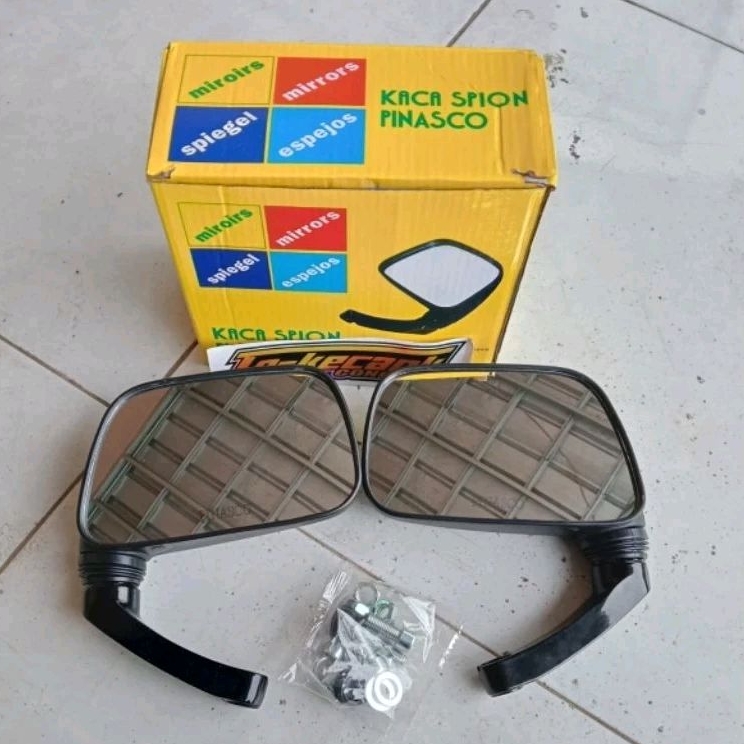 kaca spion set vespa excel original pinasco