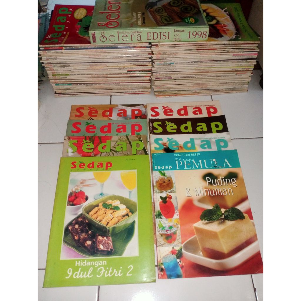 Majalah Sedap, Sedap Khusus Pemula, Selera (Majalah Resep, Masakan)