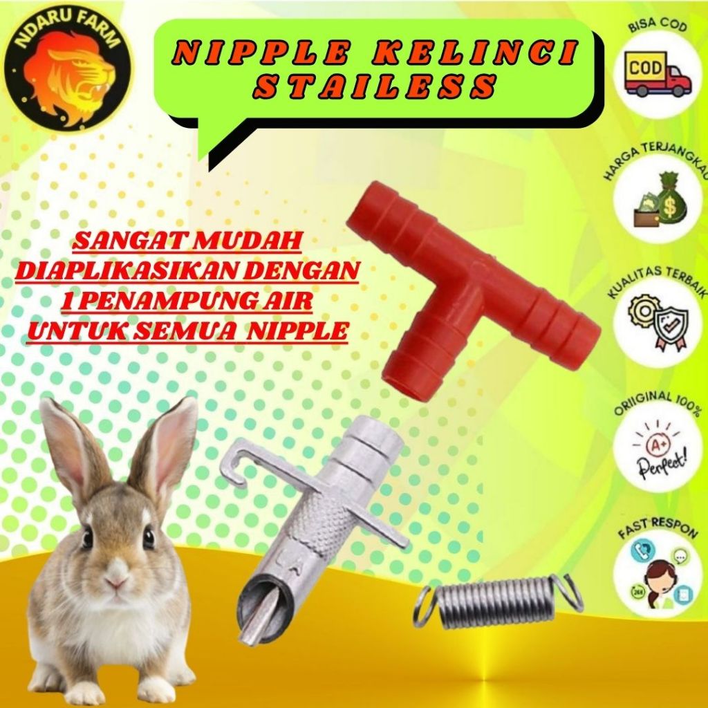 NIPEL KELINCI NIPPLE NIPEL NEPEL KELINCI HAMSTER NDARUFRAM
