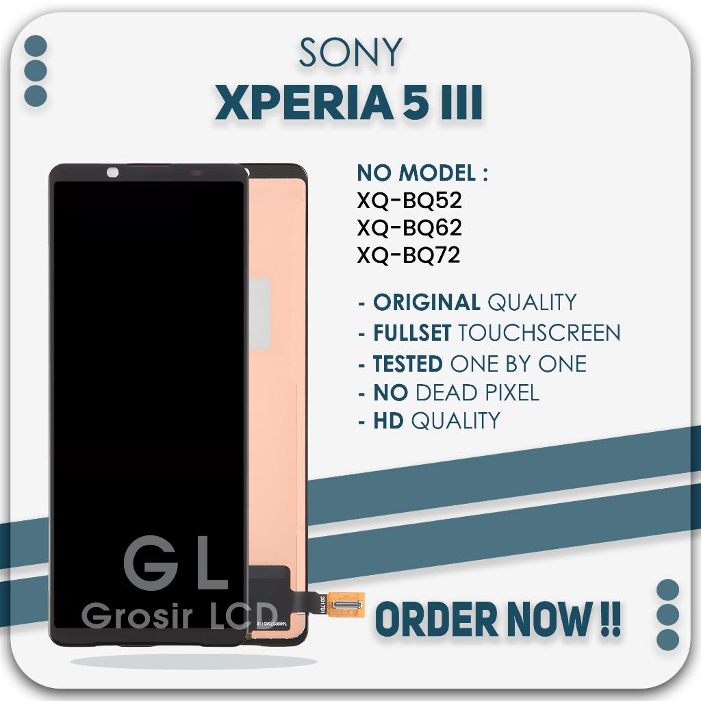 Grosir LCD Xperia 5 iii - Fullset Touchscreen