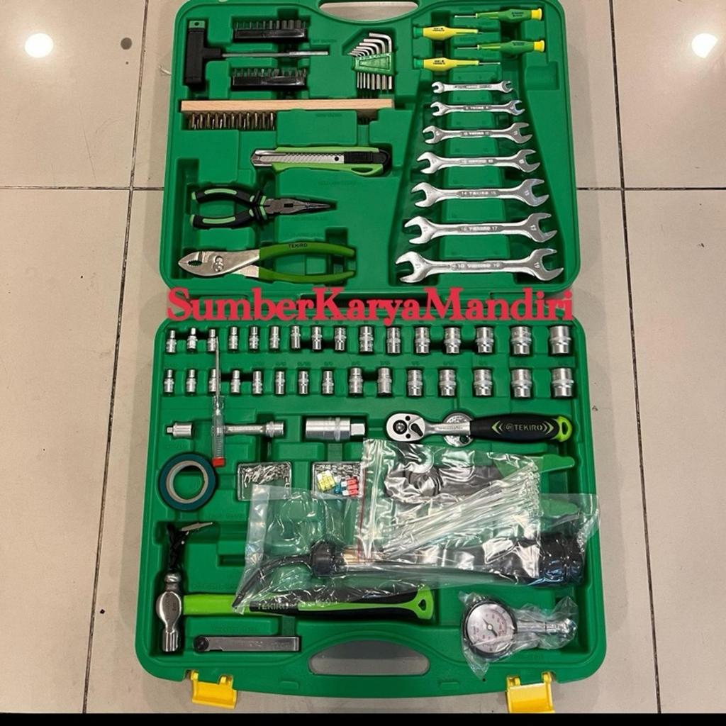 Tekiro Mechanic Tool Set 130Pcs Tool Box Set Tekiro 130Pcs (SC-MT0628)