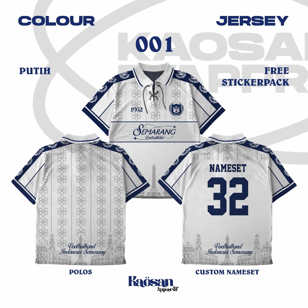 Jersey Vintage PSIS Semarang - Semarang Voetball Bond