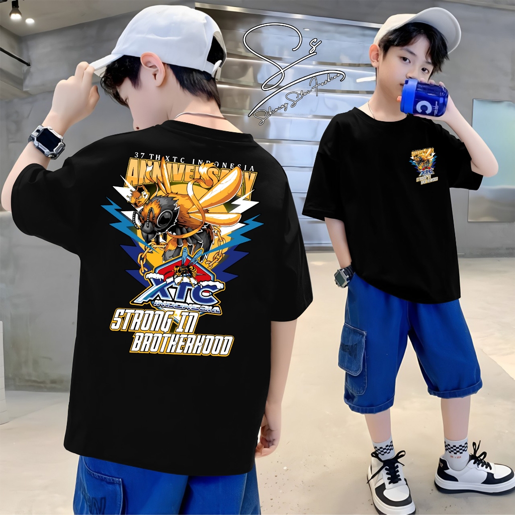 KAOS ANAK ANNIVERSARY XTC 37 TH BAJU XTC INDONESIA COTTON 30S