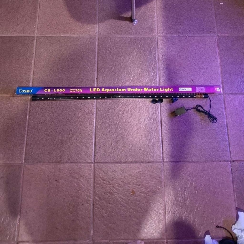 Cosmo Cs-l1000 Lampu Led Fish / 100 cm  / 220 V / 50 hz / 9.2 w / merah muda  ( khusus instan / same