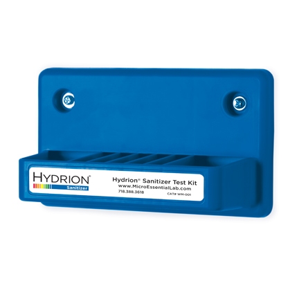 Hydrion Sanitizer Test Center – Rak Test Strip Chlorin, Quat & Iodine