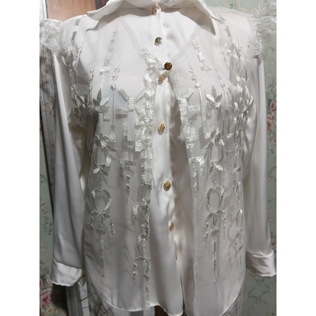 Vest brukat wanita/Ld 90/panjang 60/Rompi Brukat wanita dewasa/Rompi cantik/baju lebaran