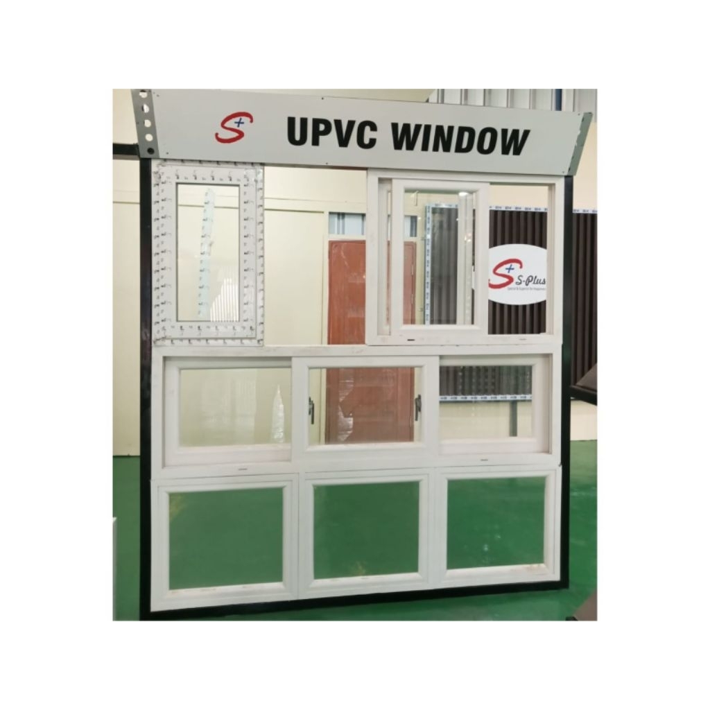 Jendela UPVC Splus model Jungkit / Swing