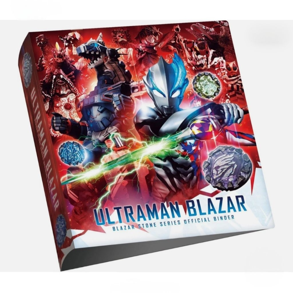 BLAZER STONE OFFICIAL BINDER ULTRAMAN MAINAN ULTRAMAN ANAK MAINAN KOLEKSI BINDER ULTRAMAN ORIGINAL B