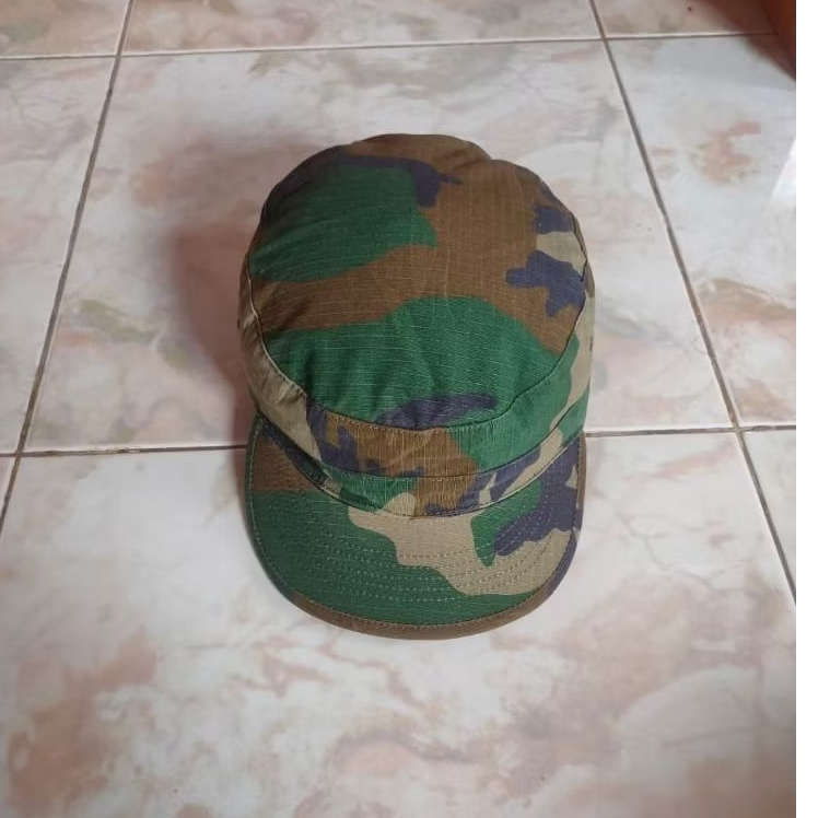 Topi Army Hotweather Patrol Cap Woodland Camo Ripstop