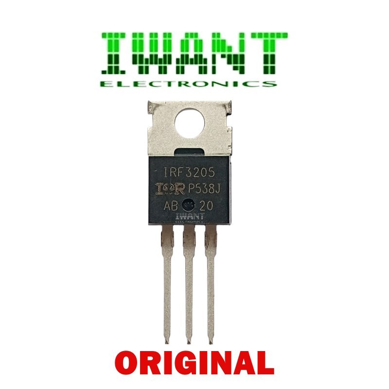IRF3205 IRF 3205 TO-220 ORIGINAL IRF3205 POWER MOSFET 55V 110A MOSFET IRF3205 55 VOLT 110 AMPERE