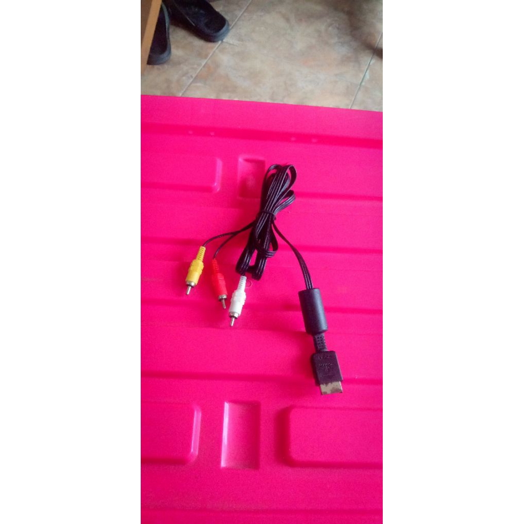 Kabel rca ps1 ps2 ps3 bekas copotan