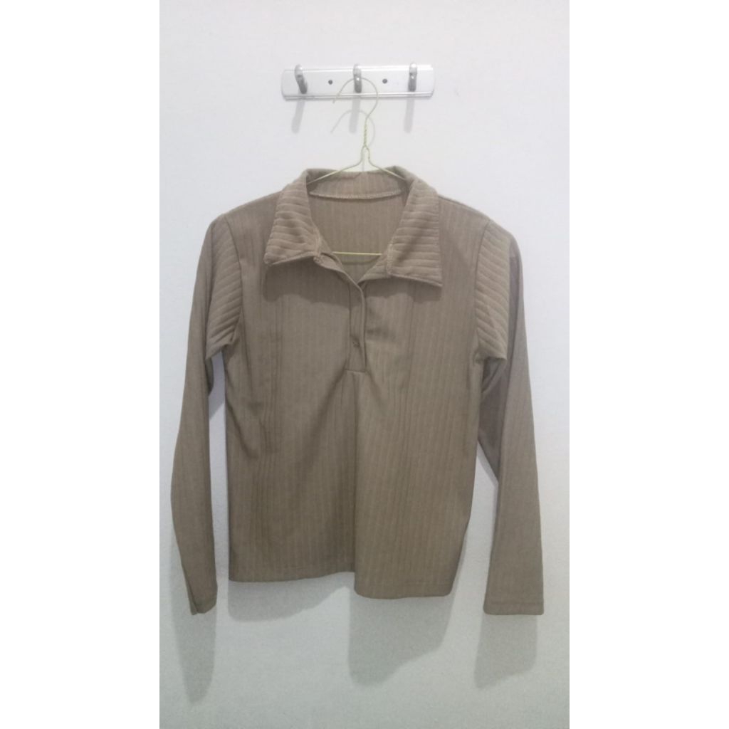 POLO ATASAN WANITA KERAH POLO WANITA rajut PREMIUM