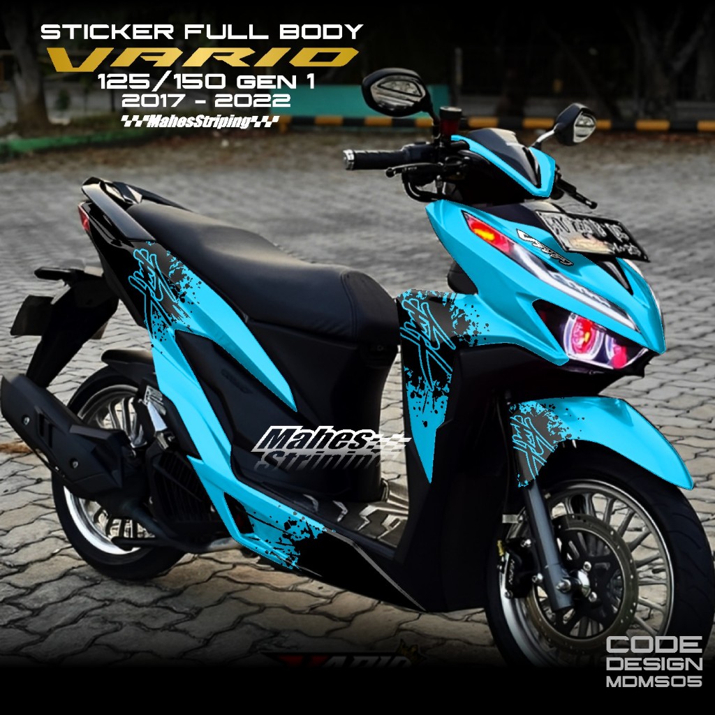 COD Decal Sticker Vario 125/150 New  - Stiker Aksesoris Vario 125 gen1 2017-2022 Full Body