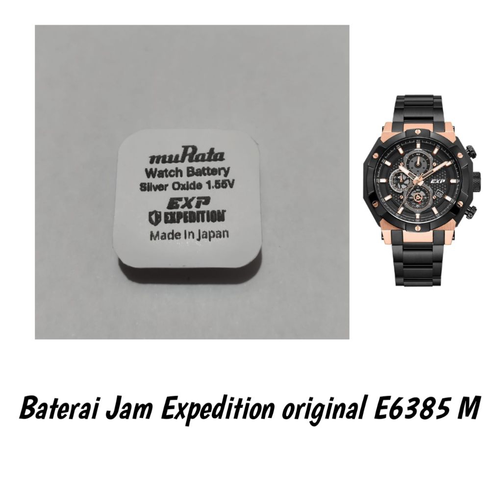 Baterai Jam Expedition original E6385 M