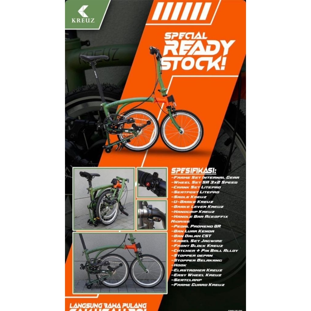 Sepeda Lipat Kreuz Bike Indonesia