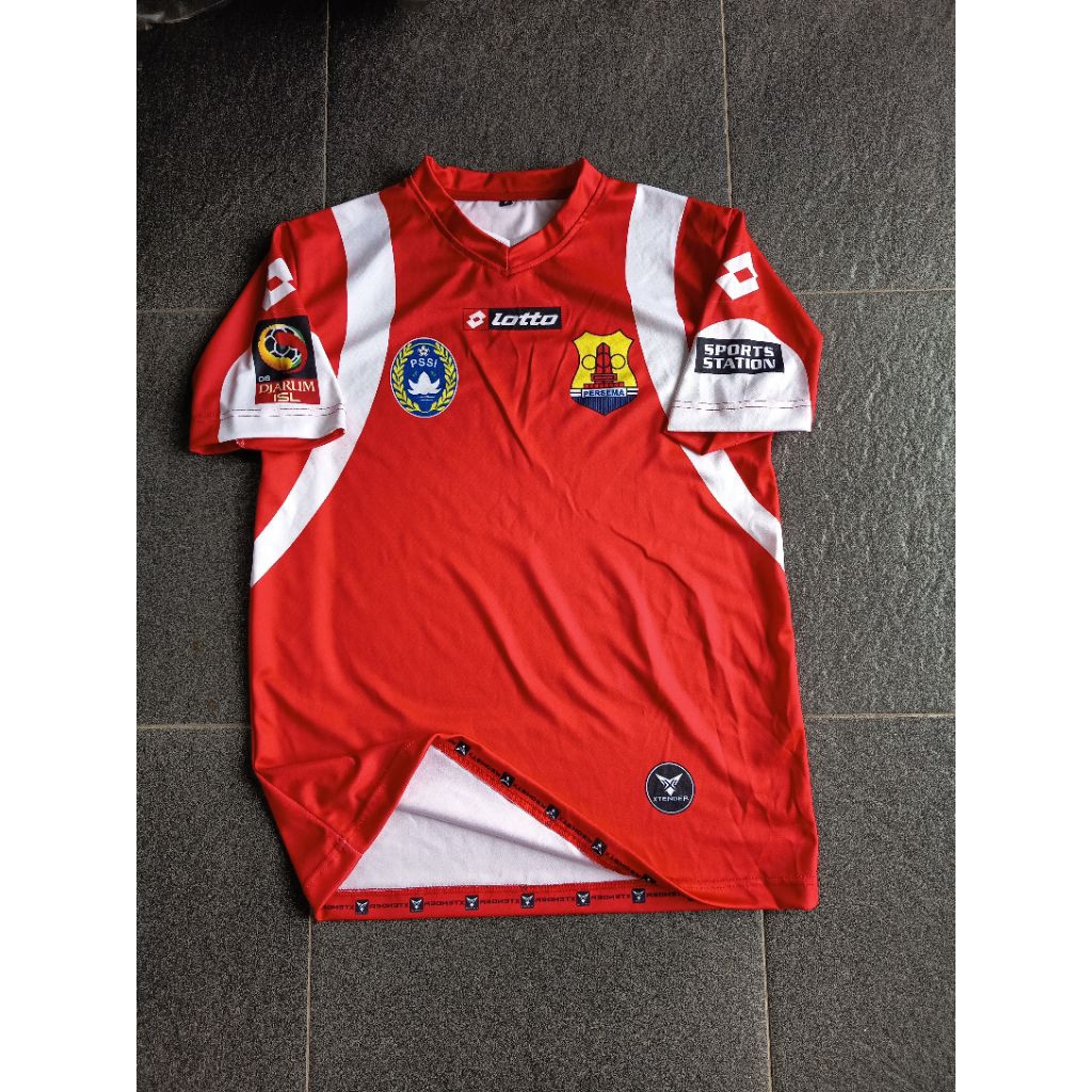 kaos Jersey persema malang bahan Milano drypo full printing