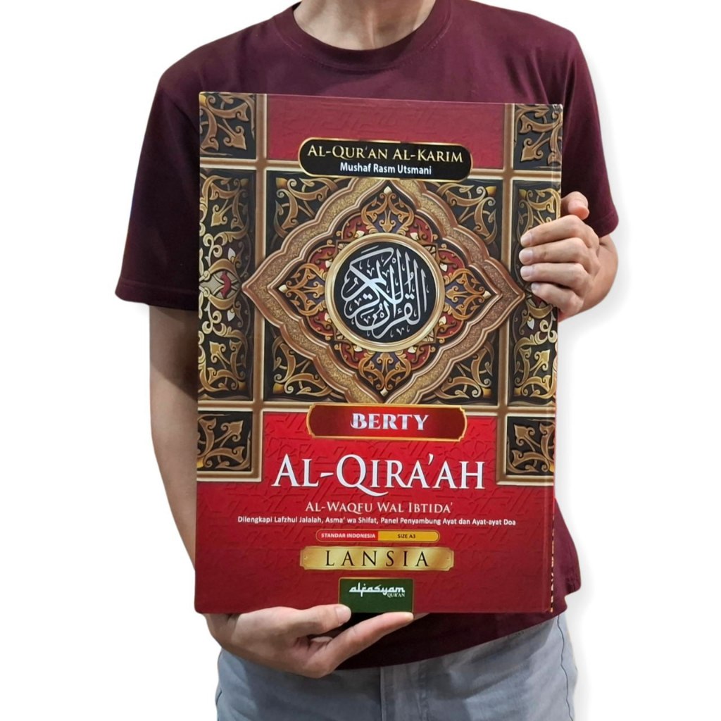 QURAN AL QIRAAH A3 CUSTOM NAMA  199.500 (BELUM DISC) + 12.500