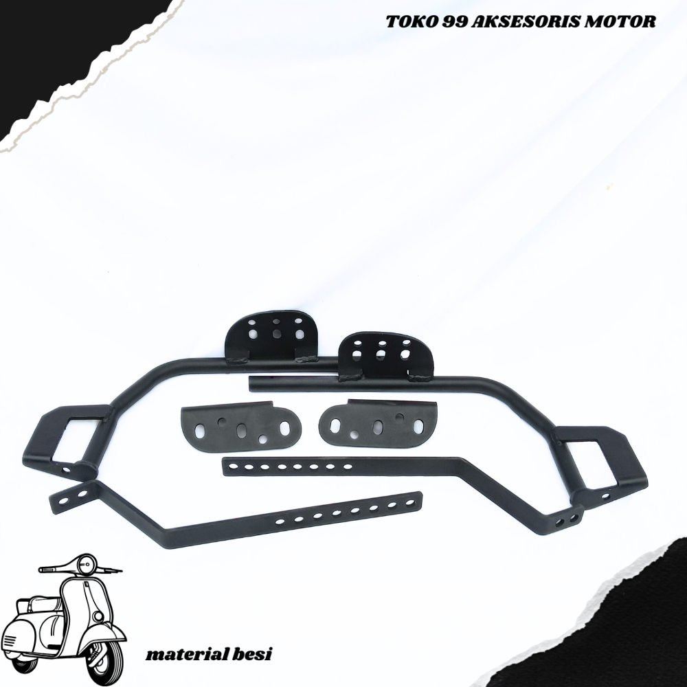 BRACKET BOX SHAD 23 SHAD3P SYSTEM UNTUK MOTOR VIXION NEW CB BEAT VARIO