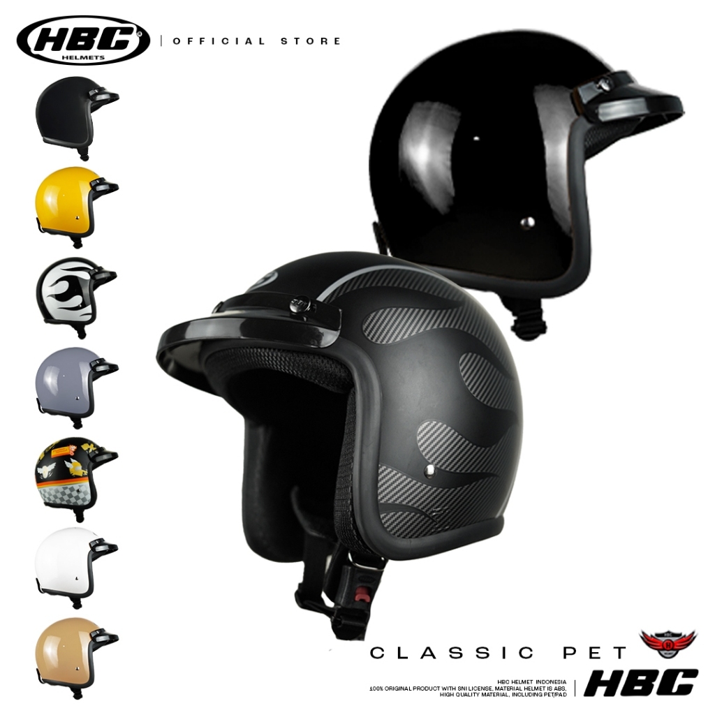 [ORIGINAL] HBC HELM RETRO CLASSIC PET