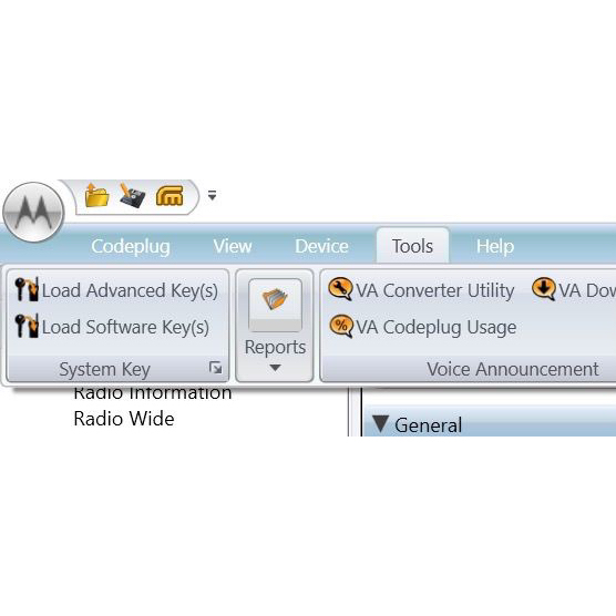 Motorola sofware sys key